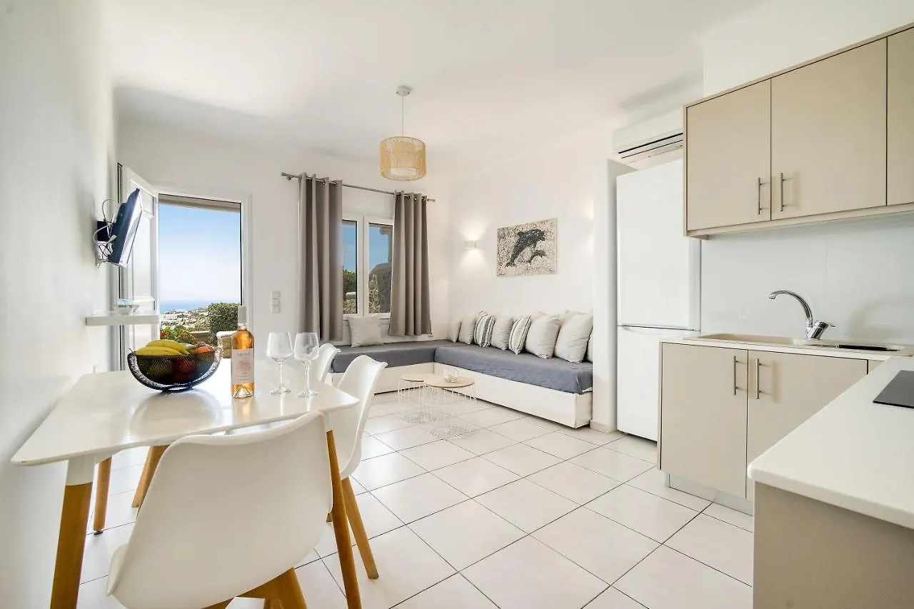 מלון דירות Mykonos Town Overview Mykonos Apartments יוון